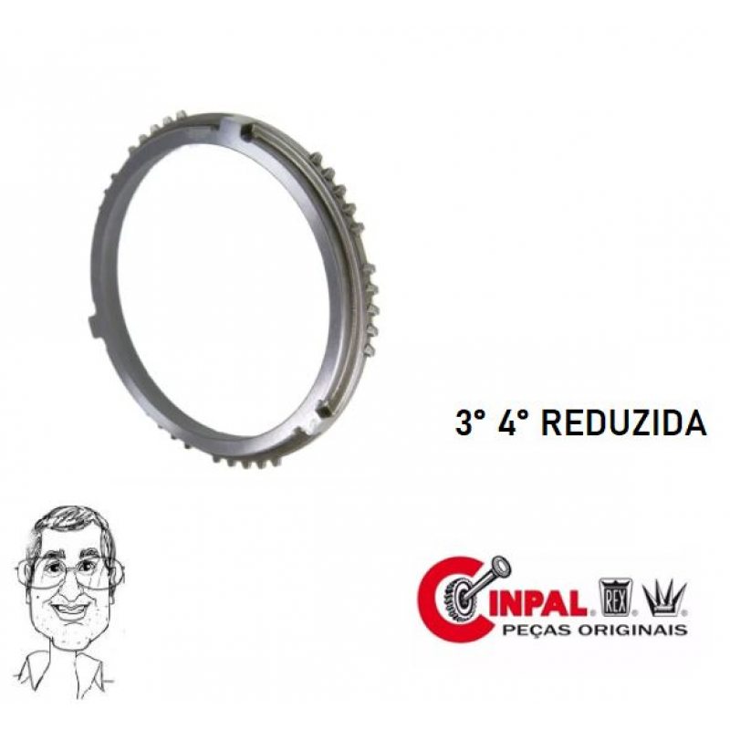 Anel Sincronizado Reduzida 3° 4° Cinpal