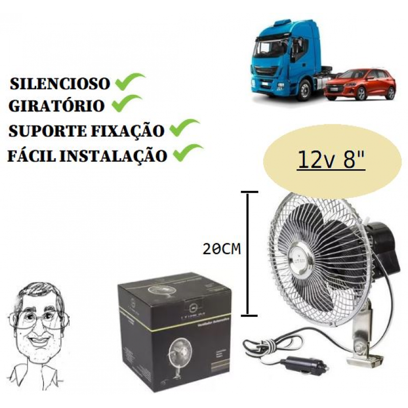 Ventilador 12v 8