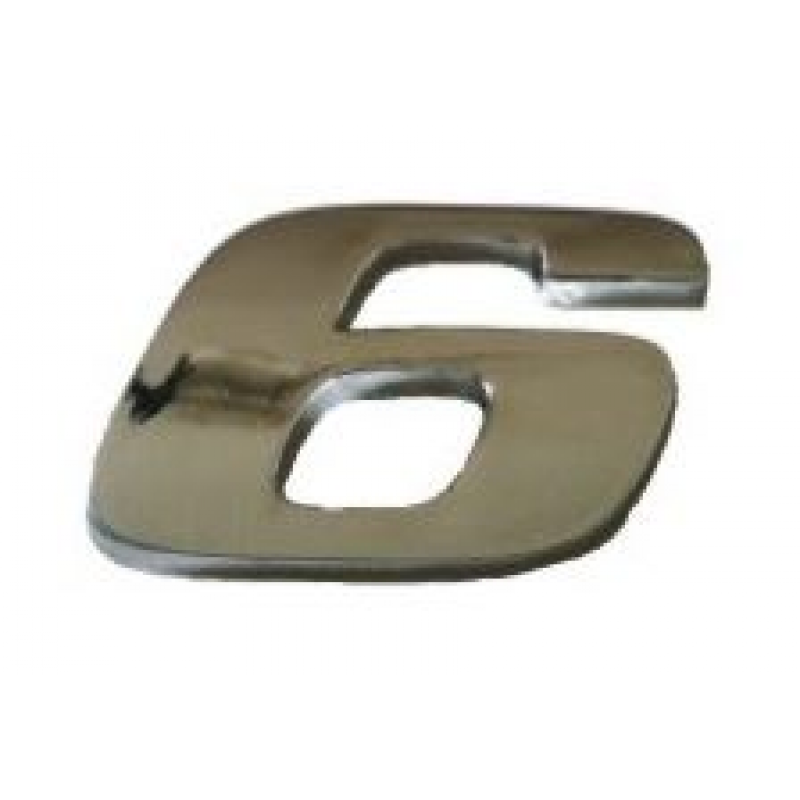 Emblema Plastico Cromado Nº 6/9 Br Company