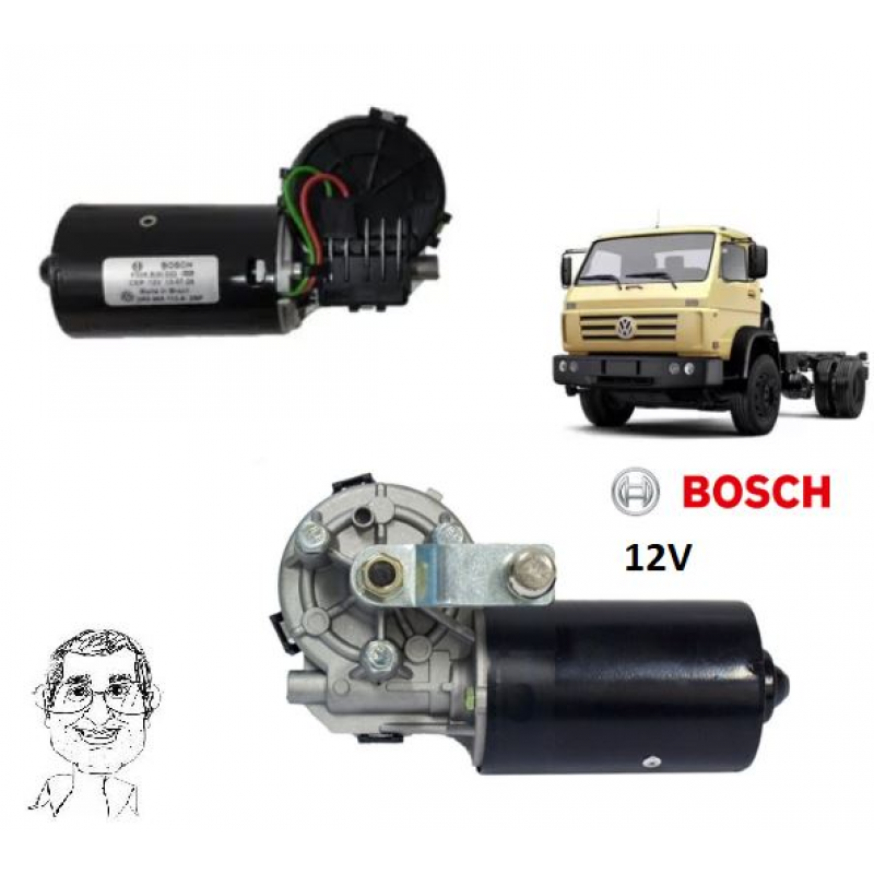 Motor Limpador Parabrisa 12v Gauss