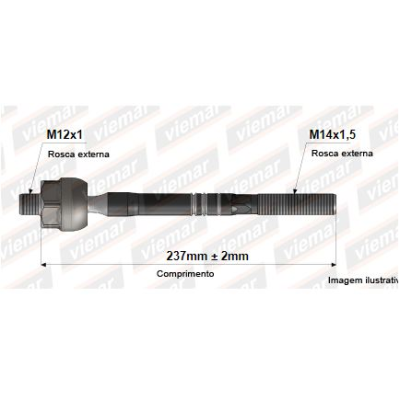 Articulacao Axial Esq/dir Citroen C3 2002 AtÉ 2013 Direcao Eletrica Axios