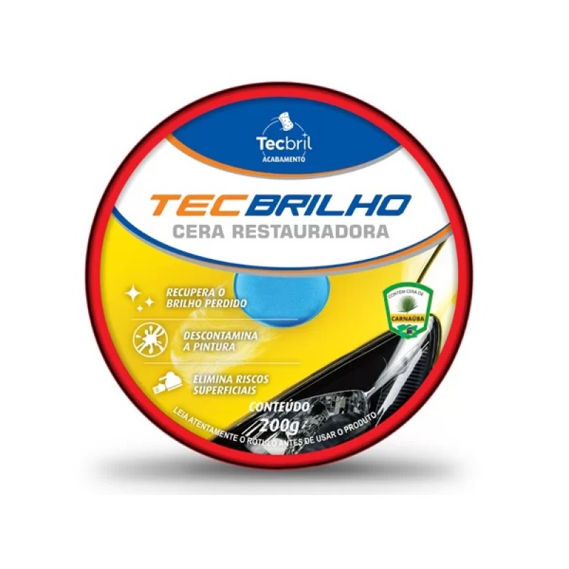 Cera Automotiva 200g (limpeza Brilho E ProteÇÃo) Tecbril