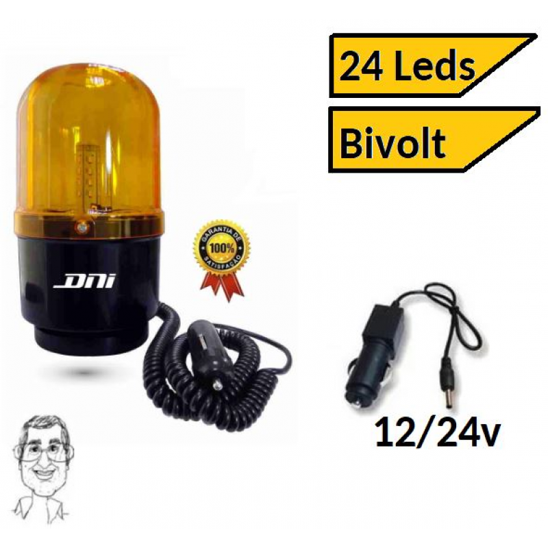 Giroflex Sinalizador Advertencia  Led Bivolt Dni