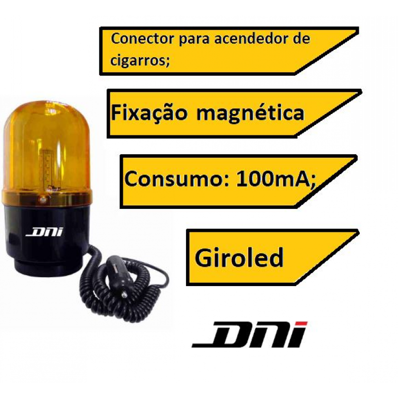 Giroflex Sinalizador Advertencia  Led Bivolt Dni