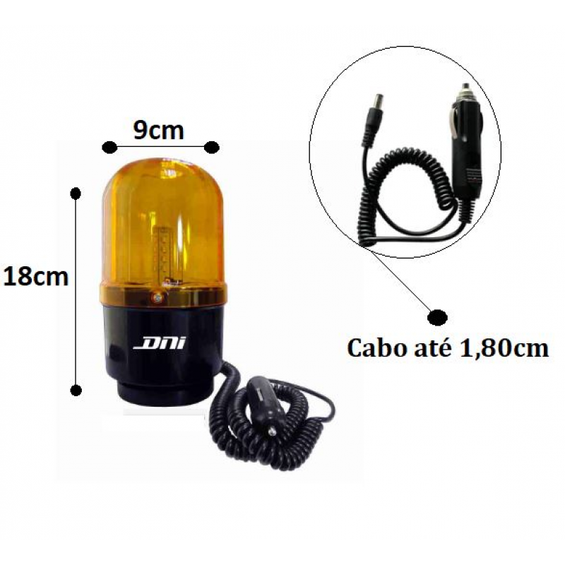 Giroflex Sinalizador Advertencia  Led Bivolt Dni