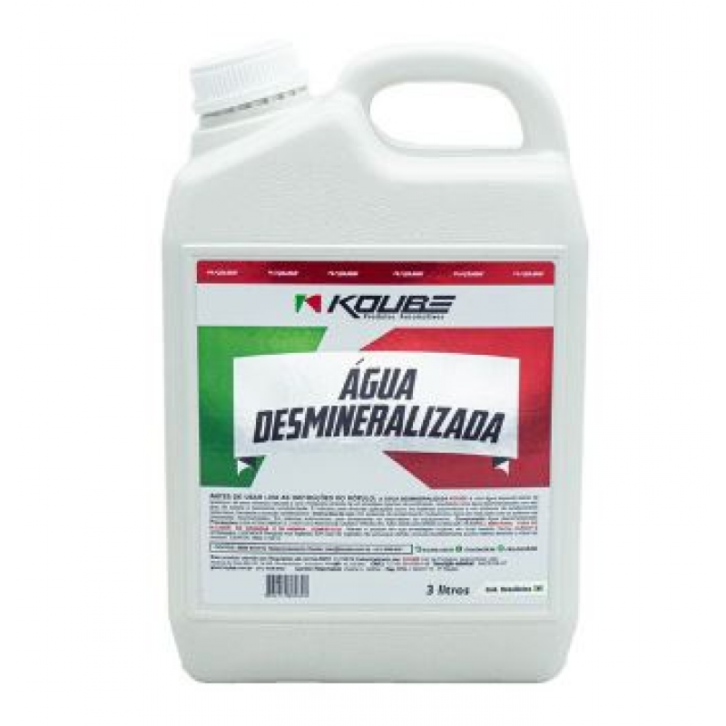 Gl Agua Desmineralizada 3 Lt Koube Quimica Do Brasil