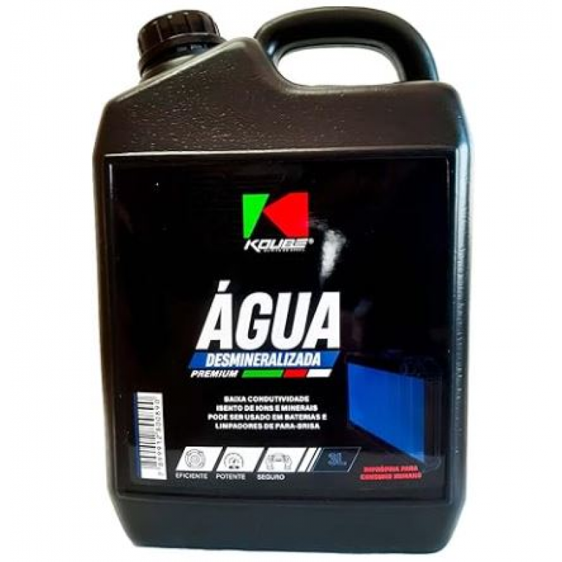 Gl Agua Desmineralizada 3 Lt Koube Quimica Do Brasil