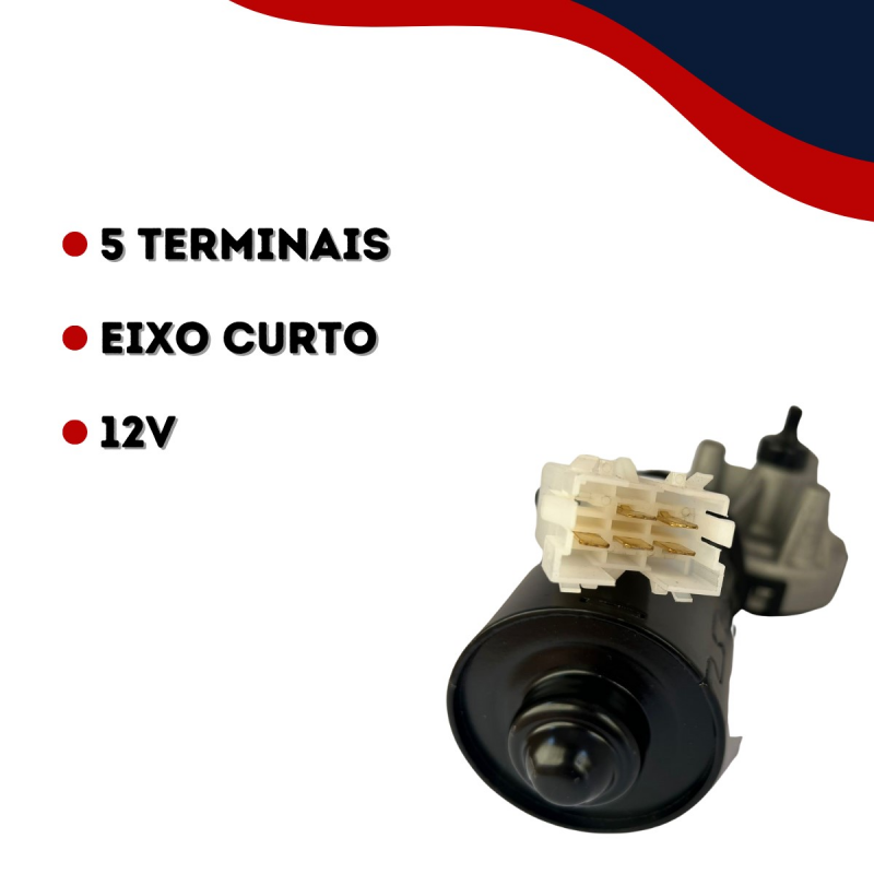 Motor Limpador Parabrisa 12v Gauss