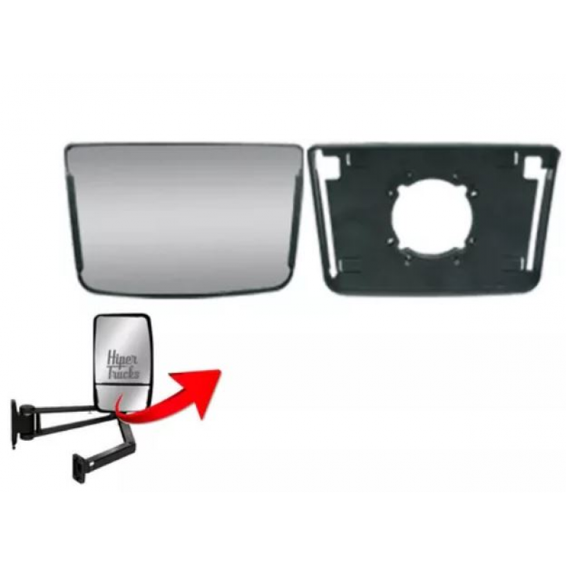 Base C/ Vidro Espelho Retrovisor Cargo (menor) Fabbof